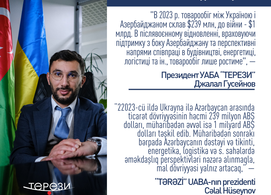 ПОТЕНЦІАЛ БІЗНЕС-ПАРТНЕРСТВА АЗЕРБАЙДЖАНУ І УКРАЇНИ