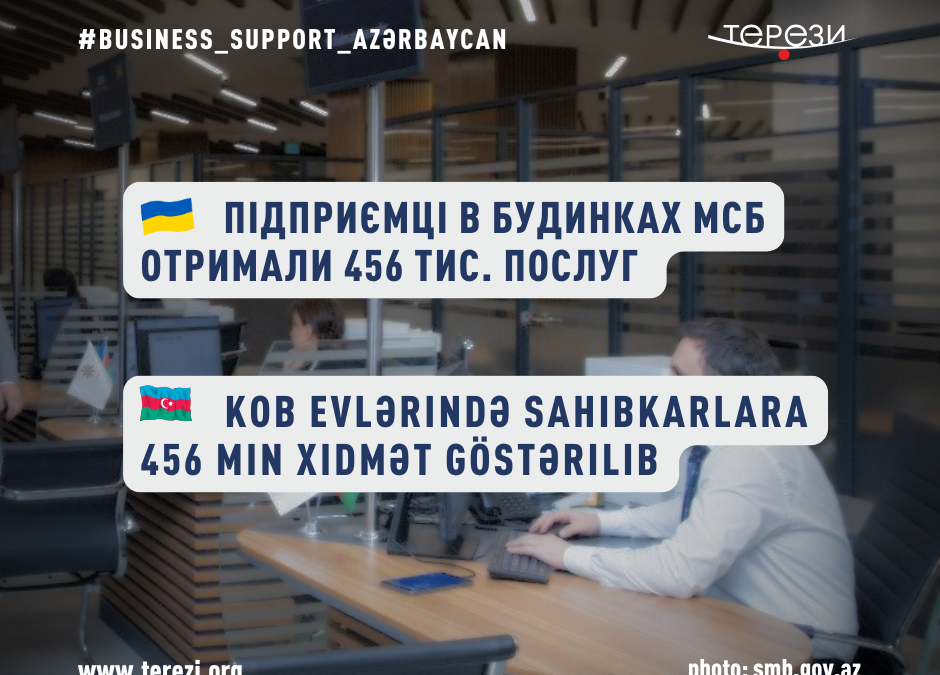 KOB evlərində sahibkarlara 456 min xidmət göstərilib