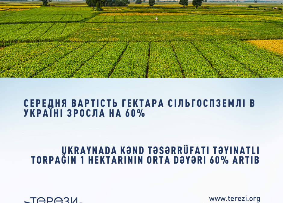 Ukraynada torpaq bazarının aktivliyi artır: torpaq islahatının nəticələri