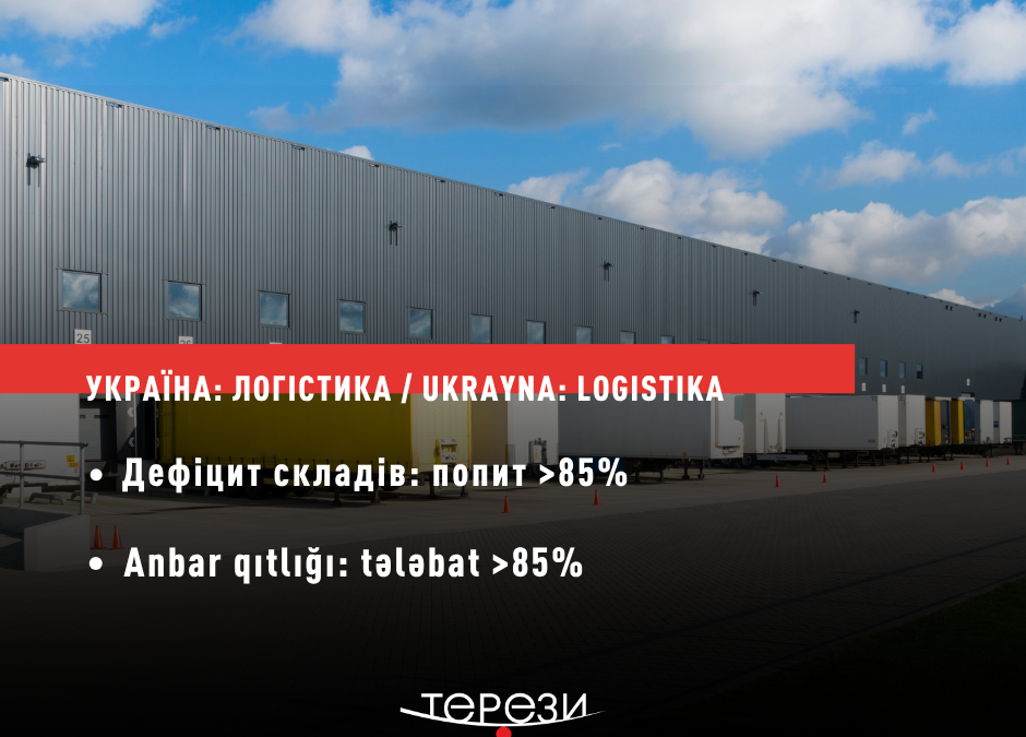 Україна: ринок складів не встигає за попитом