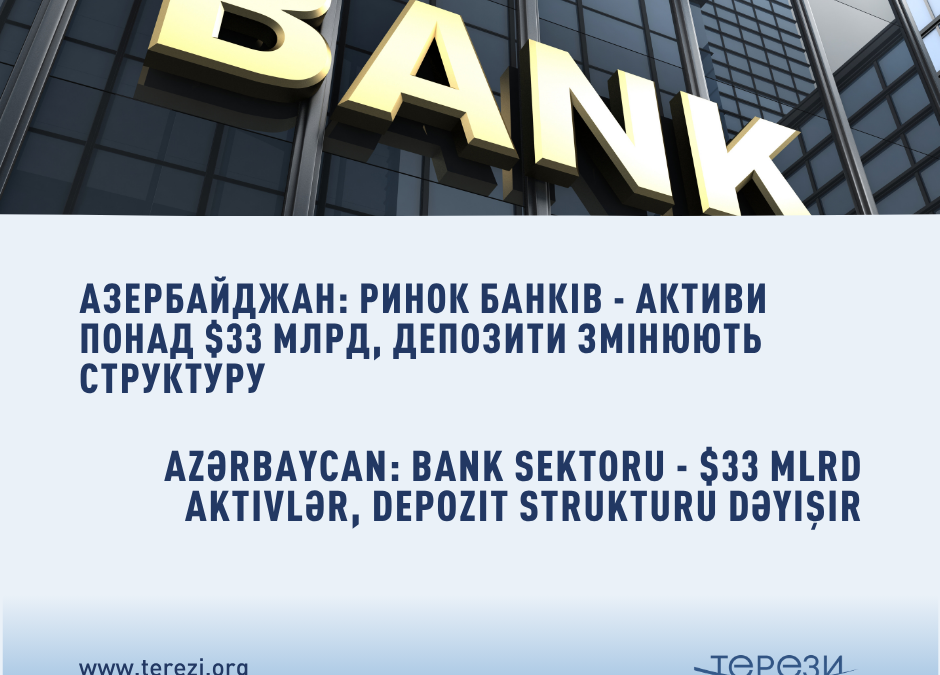 Bank sektoru: $33 mlrd aktivlər, depozit strukturu dəyişir